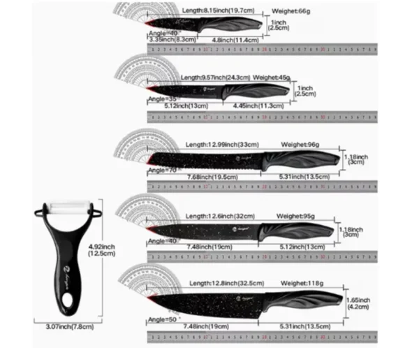 Cuchillos Swiss Touch - 6 piezas