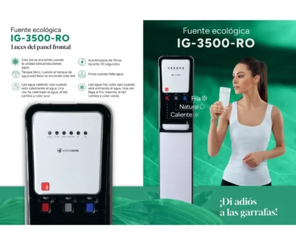 Fuente de agua IG-3500-RO
