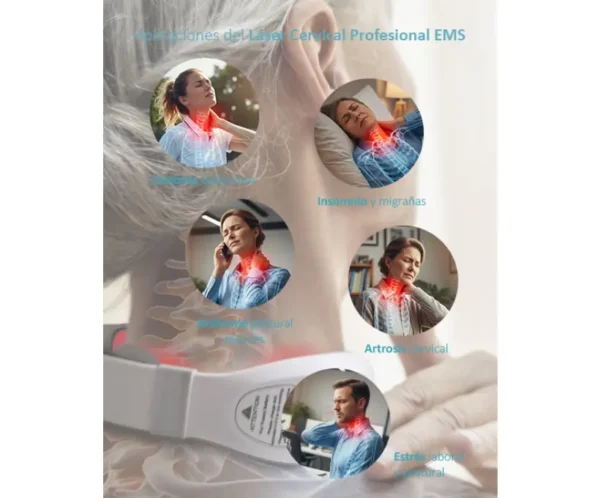 Masajeador Láser Cervical con Vibración y Calor