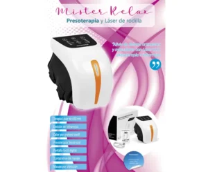 Masajeador de Rodilla con Presoterapia y Láser