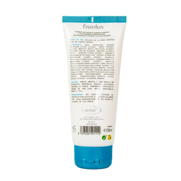 Crema de Masaje Corporal Fisiolux 200ml