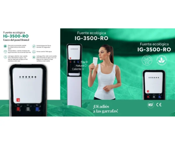 Fuente de agua IG-3500-RO Water Wellness