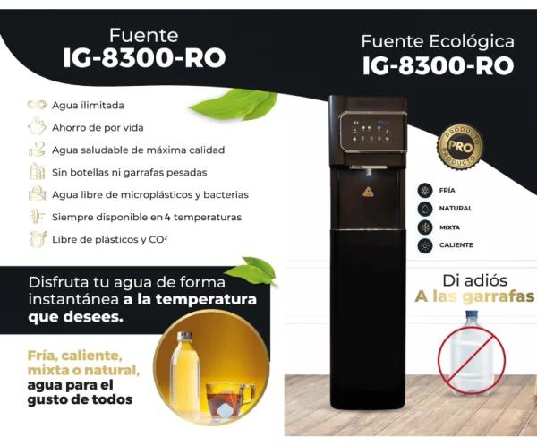 Fuente de agua IG-8300-RO Water Wellness